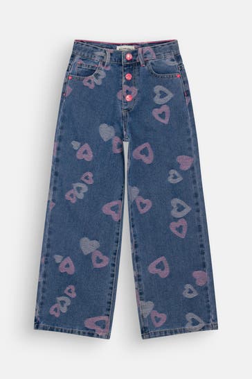 BILLIEBLUSH Jeans blau gemustert