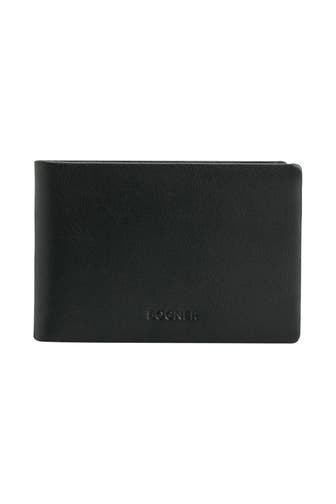 BOGNER Ledergeldbörse 'Aspen' schwarz