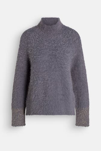 LUISA CERANO Strickpullover grau