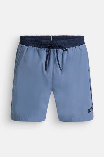 BOSS - Badeshorts 'Starfish' blau