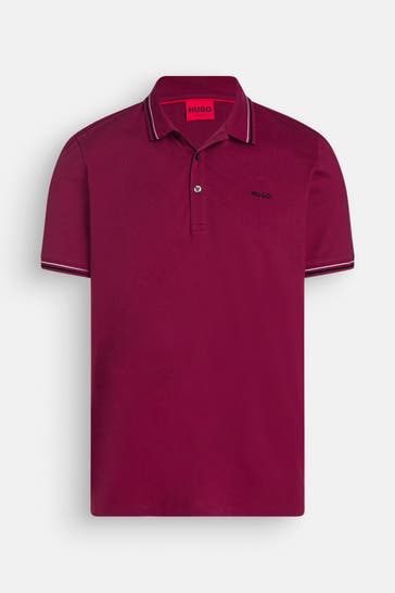 HUGO Polo-Shirt dunkelrot