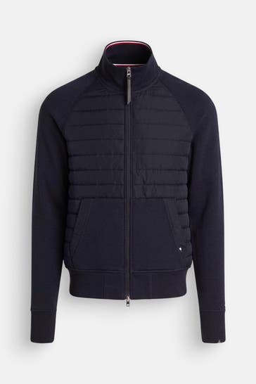 TOMMY HILFIGER Sweatjacke nachtblau