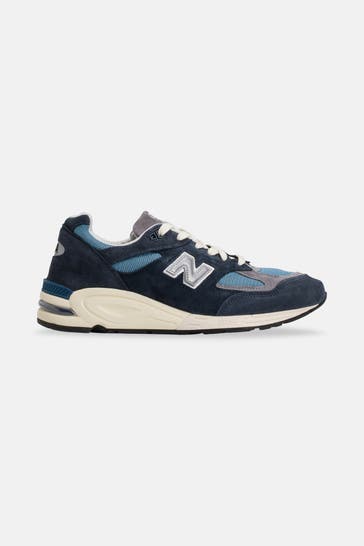 NEW BALANCE Leder-Sneaker '990' blau