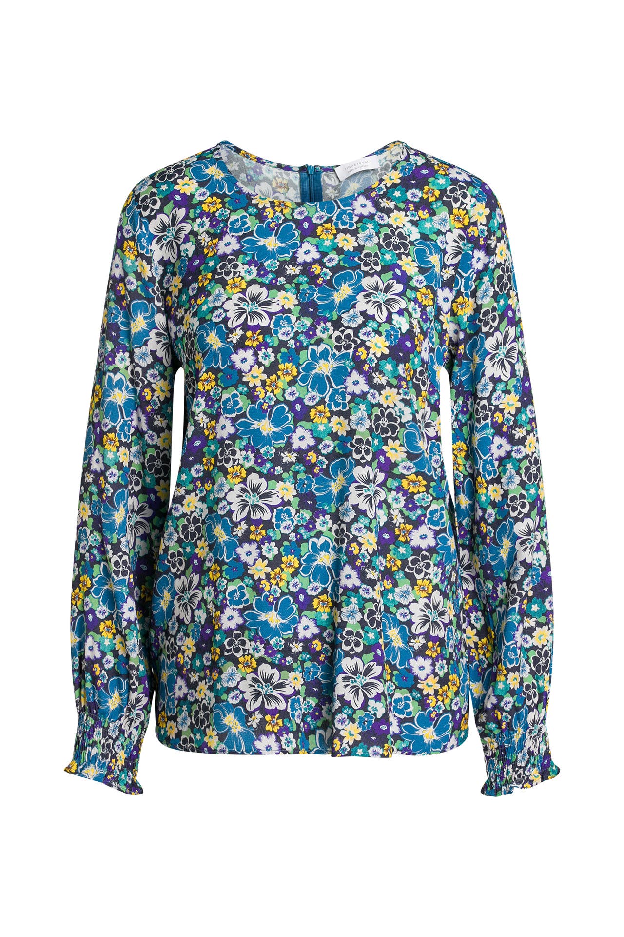 Print Blusenshirt für Damen in Grün