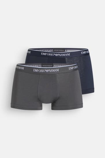 EMPORIO ARMANI 2er-Pack Boxer Trunks zweifabig