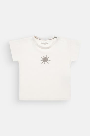 SANETTA T-Shirt weiß