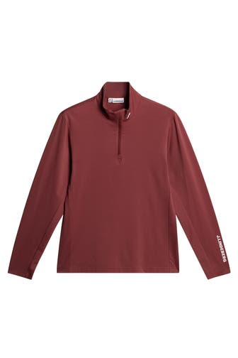 J.LINDEBERG SPORTSWEAR Funktions-Midlayer burgunder