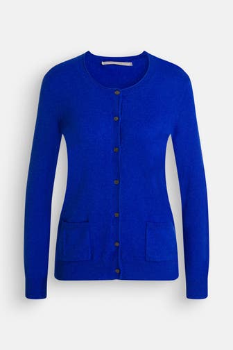(THE MERCER) N.Y. Kaschmir-Cardigan royalblau