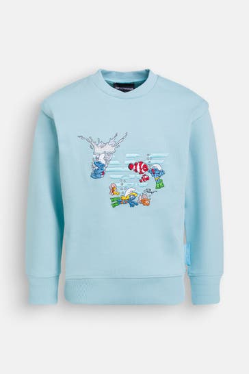 EMPORIO ARMANI Sweatshirt hellblau