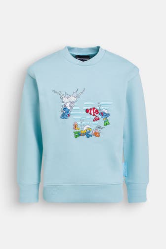EMPORIO ARMANI Sweatshirt hellblau