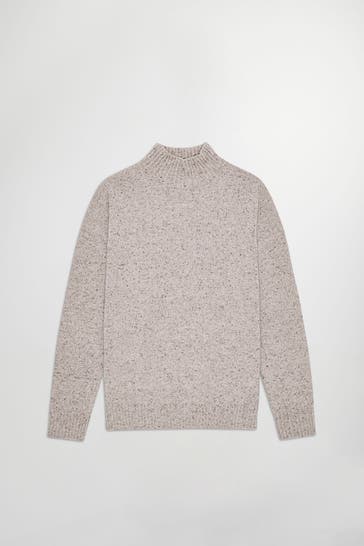 NN07 Wollmix-Pullover 'Lee' beige