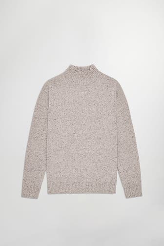 NN07 Wollmix-Pullover 'Lee' beige