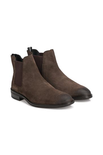 GORDON & BROS Chelsea-Boots 'Paul' dunkelbraun