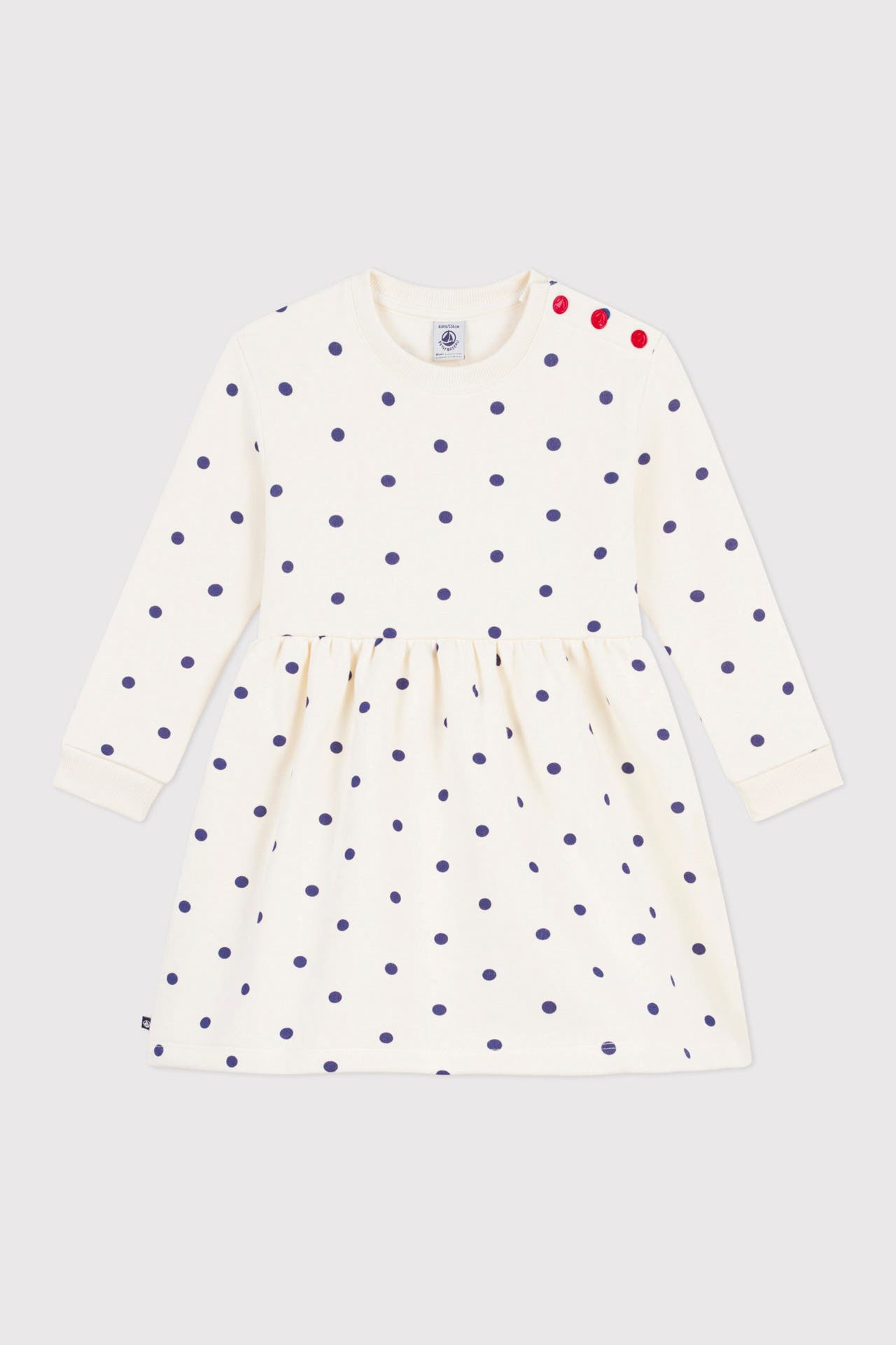 PETIT BATEAU Sweatkleid gepunktet, Bild 1