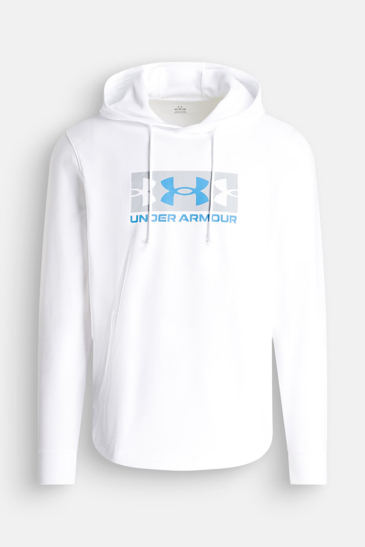 UNDER ARMOUR Hoodie 'Rival Terry' weiß, Bild 1