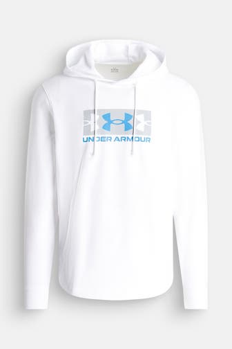 UNDER ARMOUR Hoodie 'Rival Terry' weiß