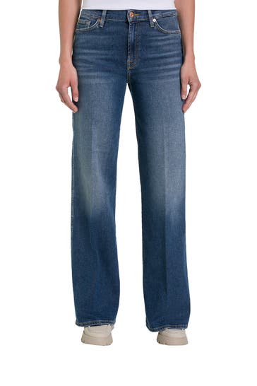 7 FOR ALL MANKIND Jeans 'Lotta Luxe' straight full length