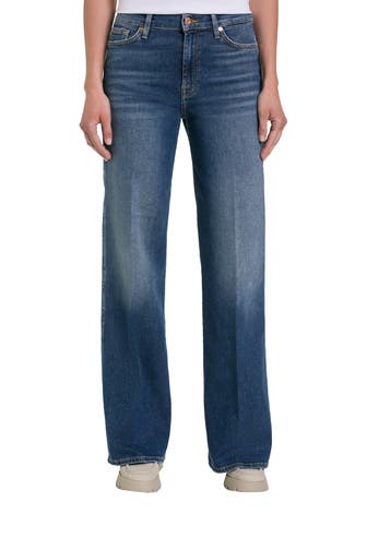 7 FOR ALL MANKIND Jeans 'Lotta Luxe' straight full length