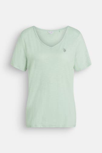 U.S. POLO ASSN. T-Shirt hellgrün