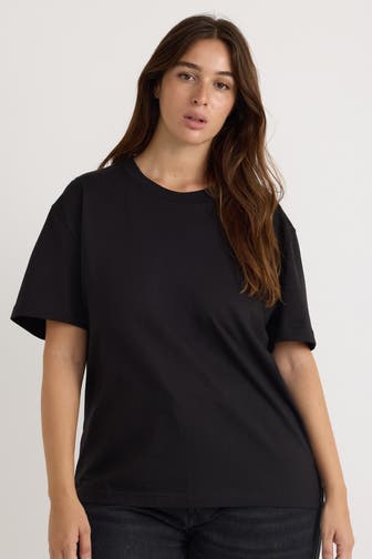 ORGANIC BASICS T-Shirt schwarz