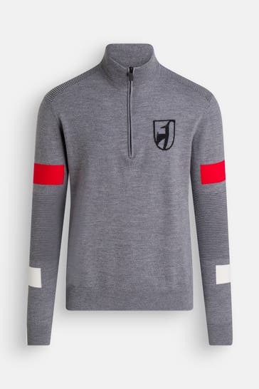 TONI SAILER Strickpullover 'Hubert' grau