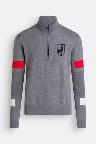 TONI SAILER Strickpullover 'Hubert' grau