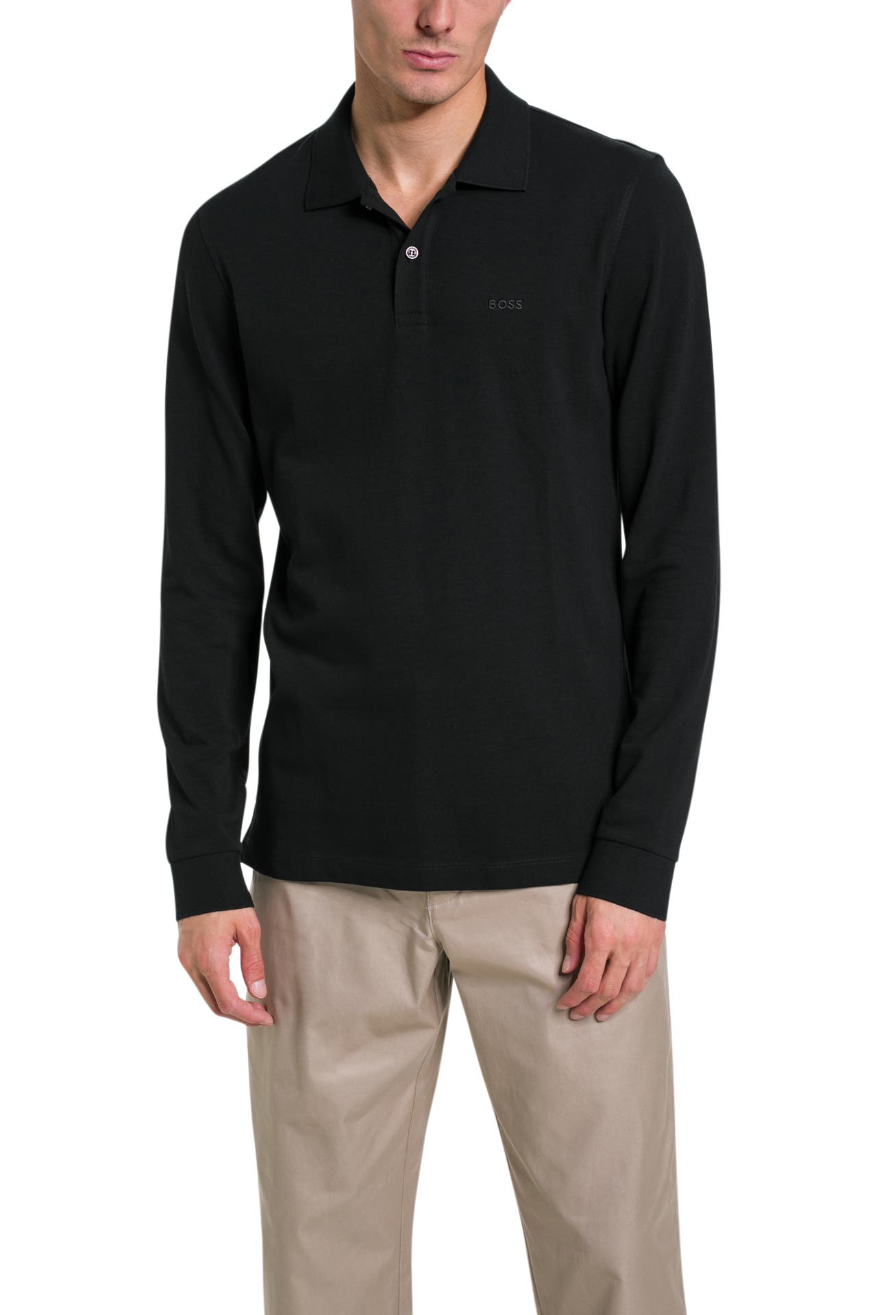 BOSS Polo-Shirt 'Paderna' schwarz, Bild 1
