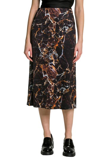 DRYKORN Rock 'Sodana' schwarz gemustert