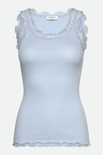 ROSEMUNDE Seidenmix-Top pastellblau