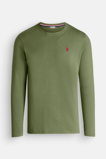 U.S. POLO ASSN. Longsleeve waldgrün