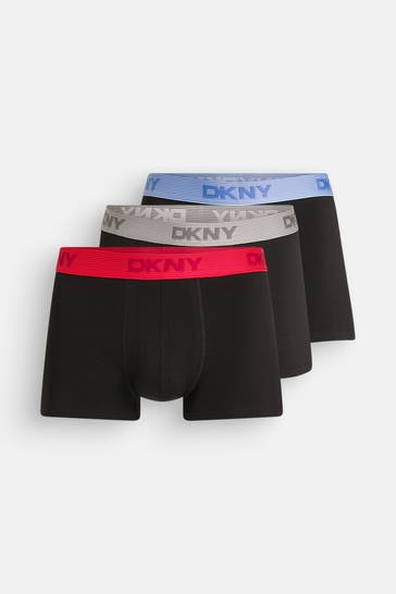 DKNY 3er-Pack Boxer Trunks 'Kodi' schwarz