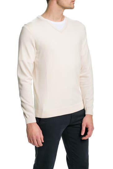 BOSS Strickpullover 'Batisse-E' ecru