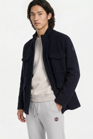 COLMAR Wollmix-Blouson nachtblau
