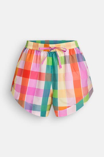 GANT Seidenmix-Shorts kariert