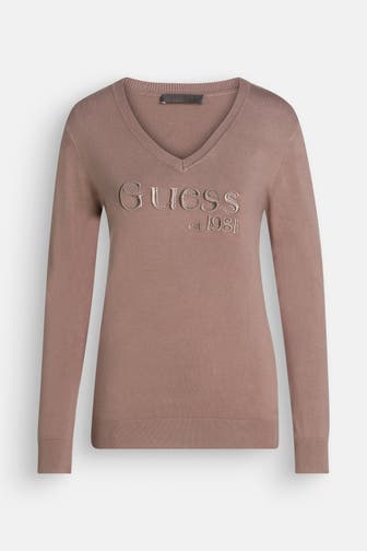 GUESS Strickpullover taupe