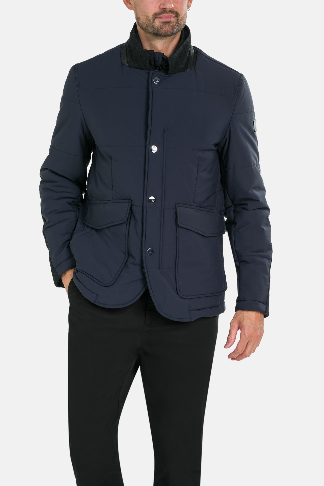 HANDSTICH Steppjacke dunkelblau, Bild 1