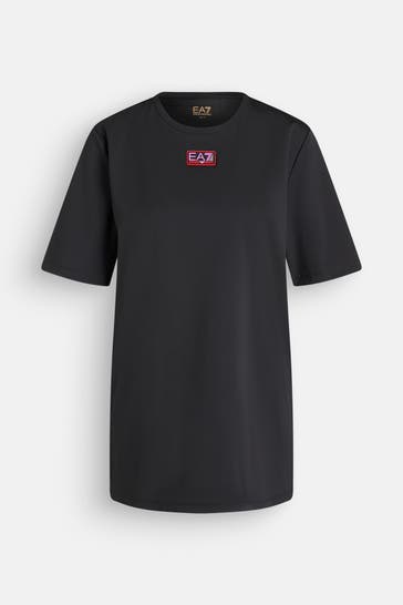 EA7 T-Shirt schwarz