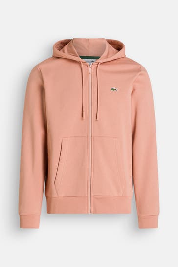 LACOSTE Sweatjacke lachs