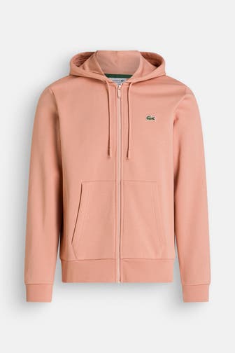 LACOSTE Sweatjacke lachs