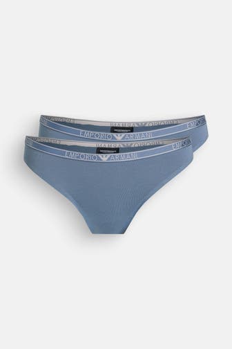 EMPORIO ARMANI 2er-Pack Slips graublau
