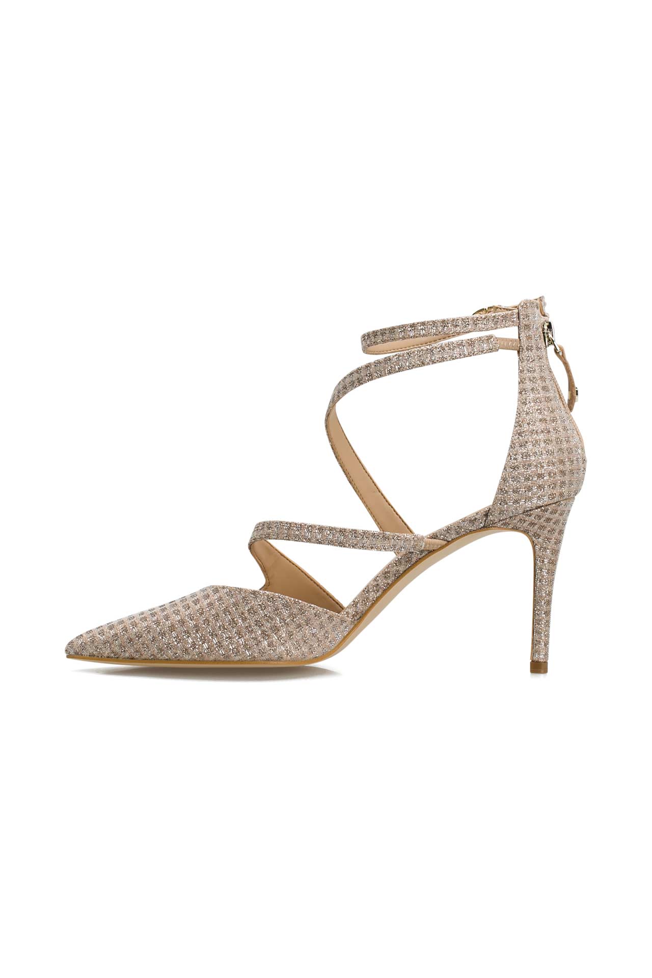 GUESS Pumps Baako kariert gunstig online kaufen Outletcity