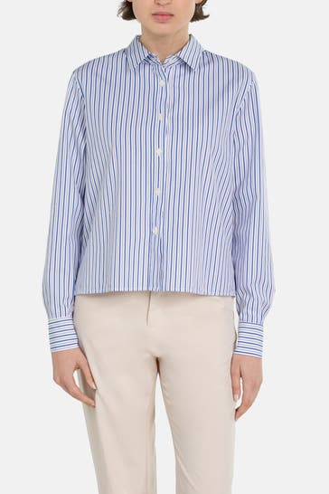 0039 ITALY Casual-Bluse 'Bea' gestreift