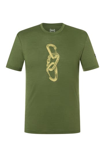 SUPER.NATURAL T-Shirt waldgrün
