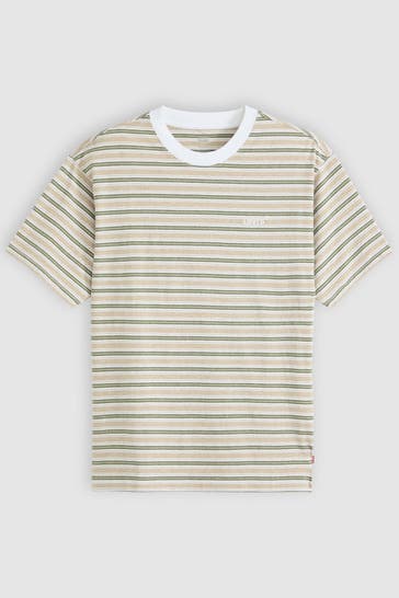 LEVI'S® T-Shirt hellbraun gestreift