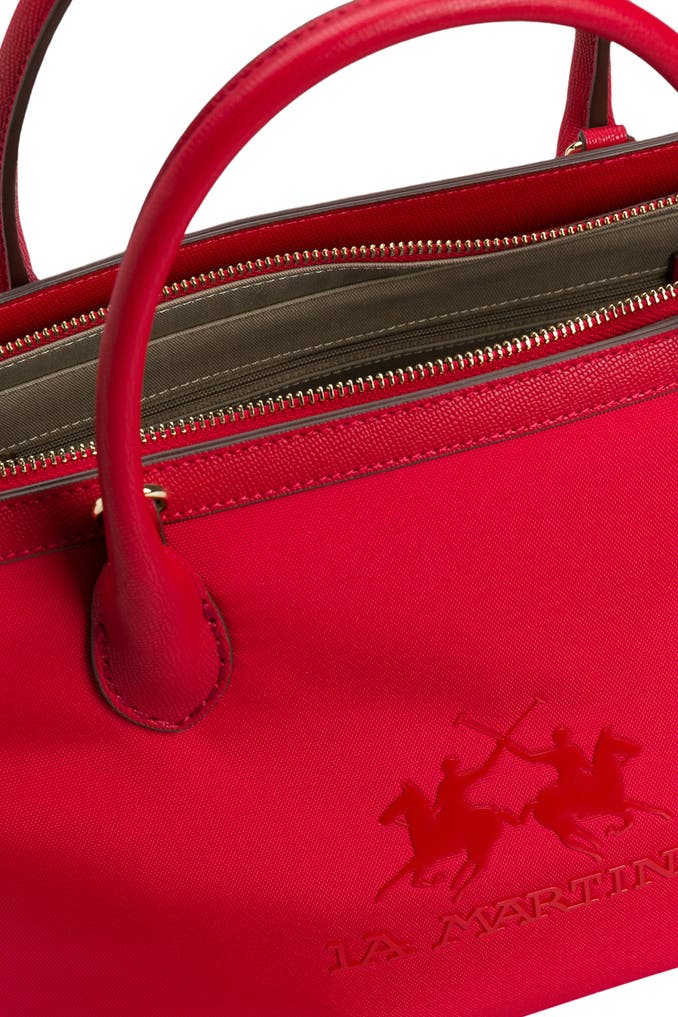 LA MARTINA Handtasche 'Estela' rot » günstig online kaufen | Outletcity