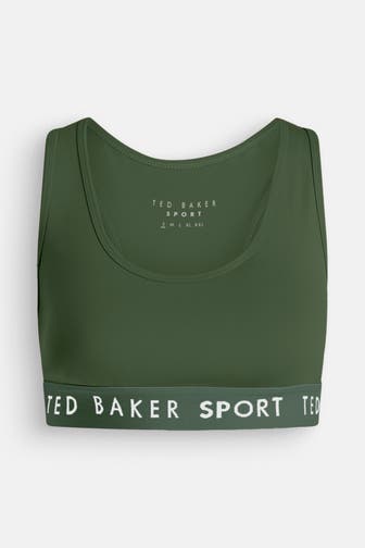 TED BAKER Sport-Bustier 'Diana' dunkelgrün