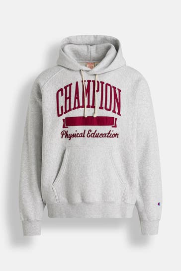 CHAMPION Hoodie hellgrau