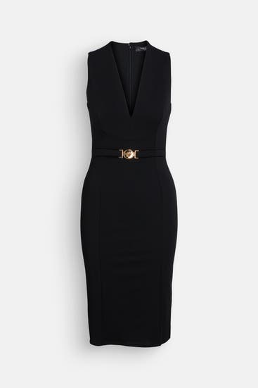 VERSACE - Etuikleid schwarz