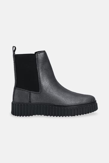 CLARKS Chelsea-Boots dunkelgrau