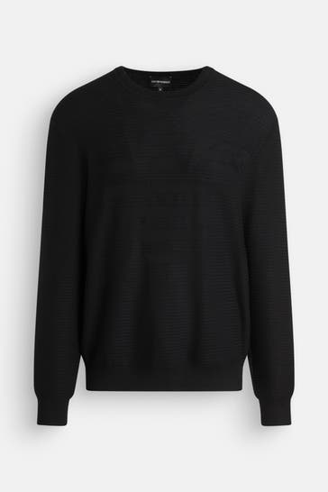 EMPORIO ARMANI Strickpullover schwarz